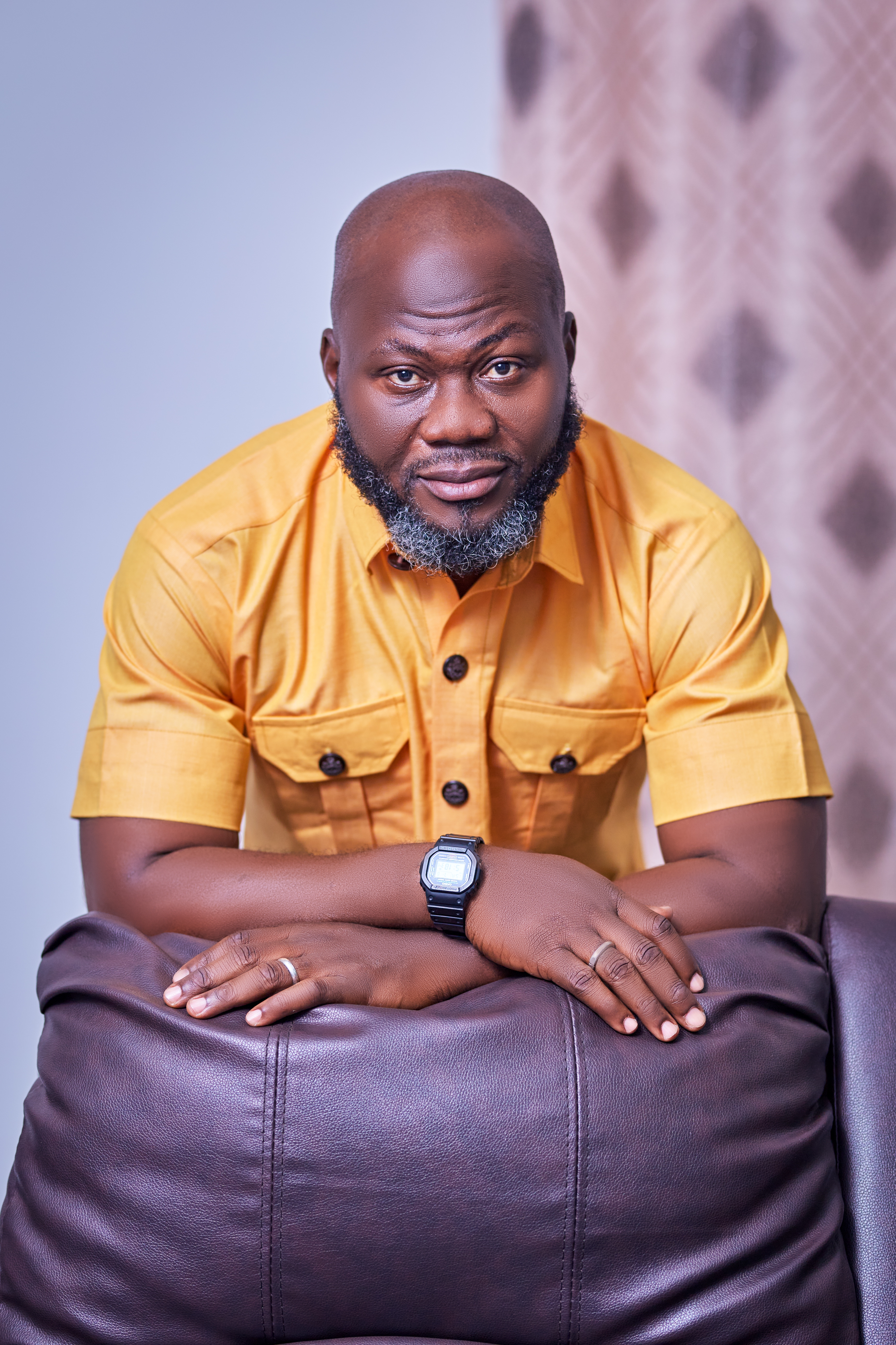 Political Portrait of Hon Rash III by Yushahu Yussif Azara