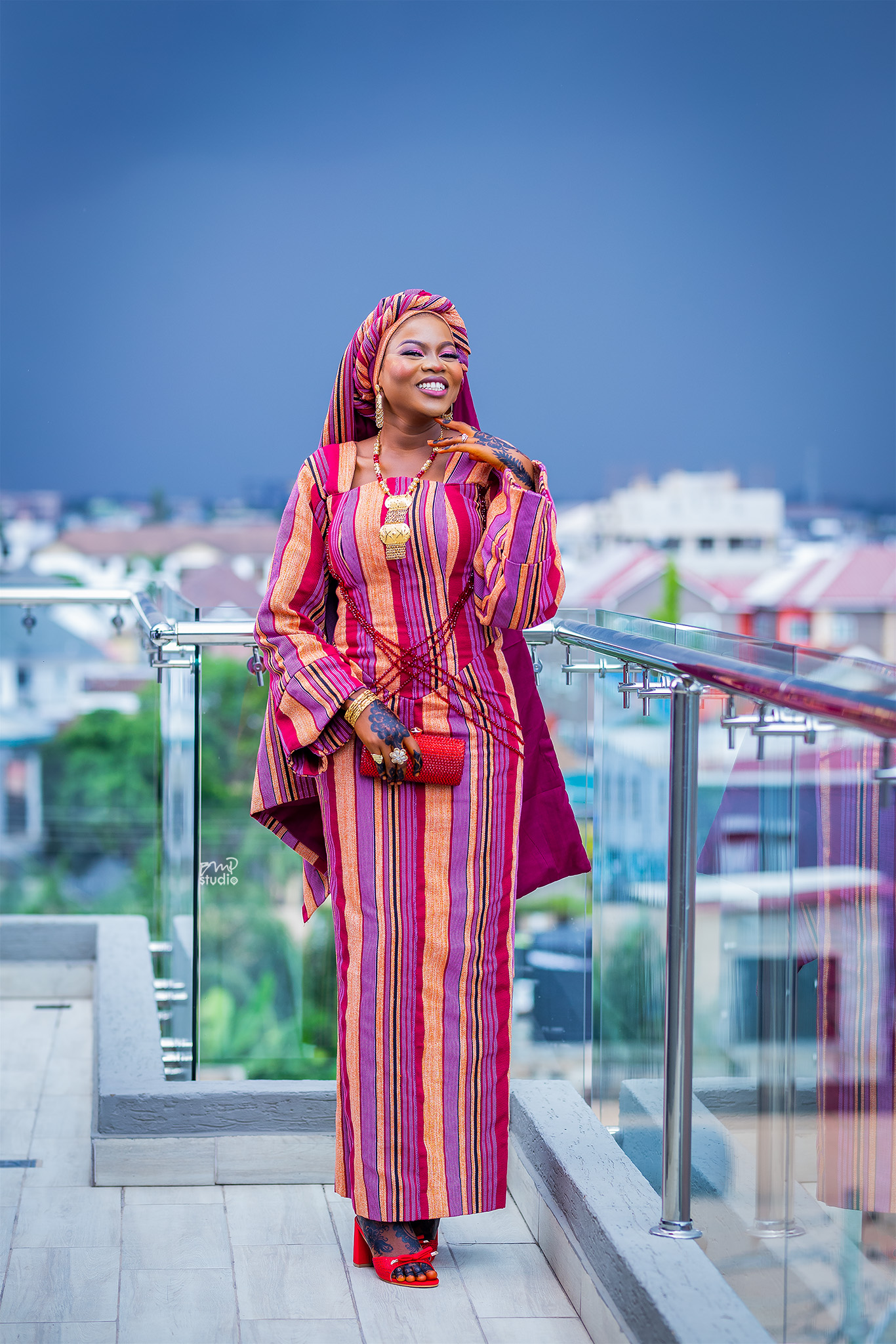 Asmau's Stunning Rooftop Image I by Yushahu Yussif Azara